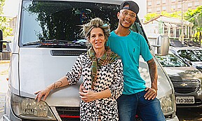 Big Clit Granny Gets Ass Destroyed In My Van