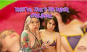 Kaiia Eve And Ziva Fey - Kaiia Vs. Ziva's Air Denial Challenge