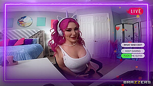 Lily Lou, Mick Blue And Scott Nails - Provocative Streamer Loves Unicorns And Cocks