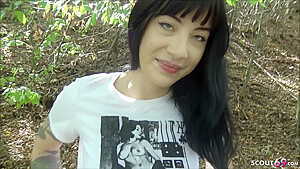 Blacked - Big Dick Refugee Fuck German College teen 18+ Public In Forest - Freddy Gong