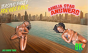 Pov: Amelia Star - Teasing Black Girl (African In Thailand)