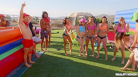 Lewd Babes Crazy Group Sex Video