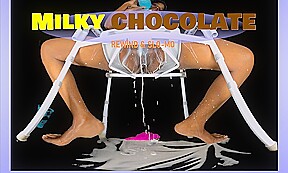 Milky Chocolate - Ebony Drenched In White Toilet Pov