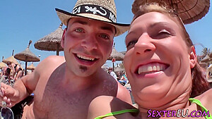 Facialized German teen 18+
