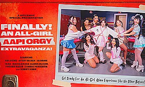 Finally ... An All-Girl Aapi Orgy Extravaganza