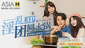 Hot Pot Dinner Turns into an Orgy Party MD-0128 / 3P火锅 MD-0128 - ModelMediaAsia
