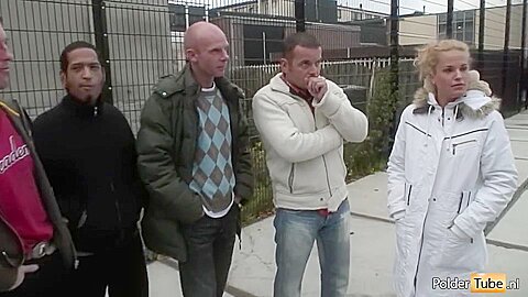 Gangbang - Tattooed Slut Loves Big Dicks