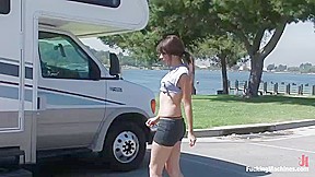 Amatuer Hottie, Coco Velvet, Is Shag Stop Number 1 On The Rv Roadtrip - Kink
