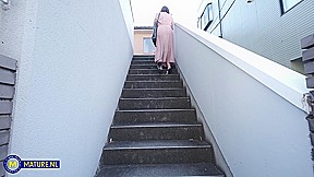 Minayo Is A Horny Japanese Milf Who Gets A Creampie After Fucking Her Stepson - MatureNl