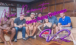 Gang Bang Welcome For A New Roommate