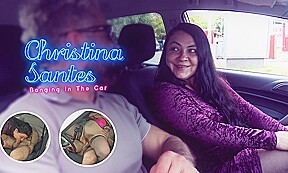 Hairy Christina Santes Banging In The Car