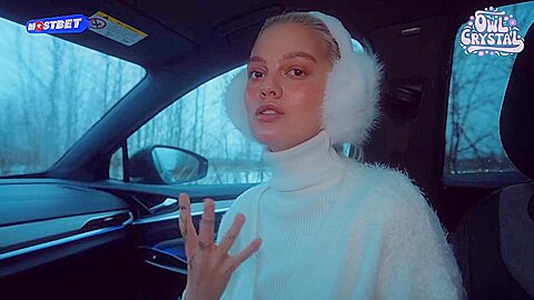 Slutty Sucks Stranger In Car