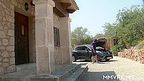 Housewife fucks the bearded mechanic - MMVfilms