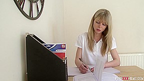 Schoolgirl needs a hand - PureXXXFilms
