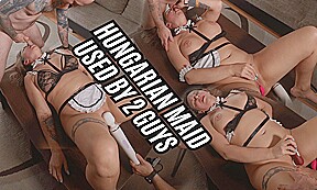 Hungarian Maid Seduced With Sextoys