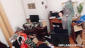 Pierced and tattooed hottie gets fucked - Inflagranti