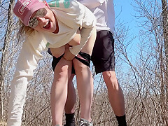 Ryland Ryker And Mya Lane - Almost Caught Fucking Sexy Milf In Nature On A Hike
