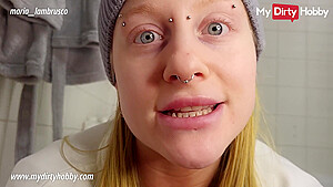 My Dirty Hobby - Blonde babe masturbating in the bathroom
