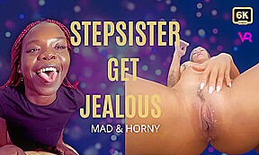 Stepsister Gets Jealous - Thai X Black X Lesbian - 60fps