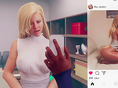 Cheating in the Office - Wife Cheats with Boss While Her Loser Husband Waits at Home