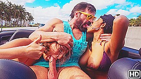 Convertible Squirters - RealityKings with Ashley Adams, Jenna Foxx, Charles Dera