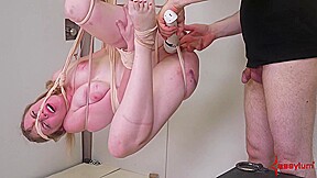 Flogged And Butt Shagged Submissive Giggles - Rebel Rhyder