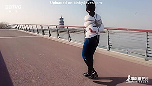Chinese Bondage Outdoors